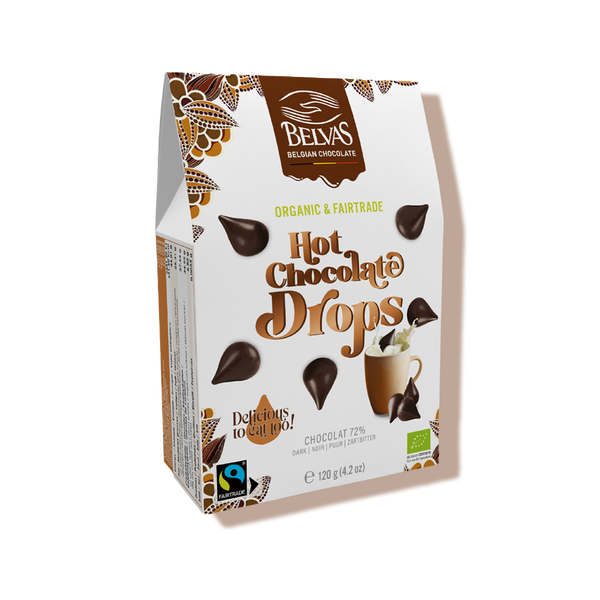 Gouttes de chocolat chaud bio 56%