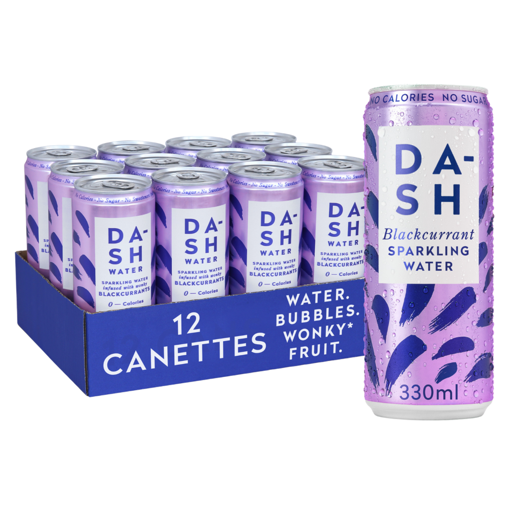 Eau pétillante cassis x 12