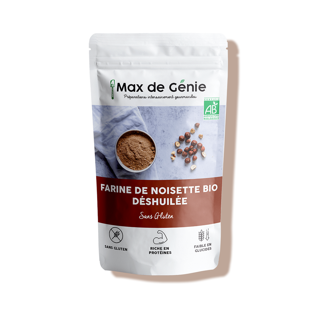 Farine de noisette dégraissée Max de Génie