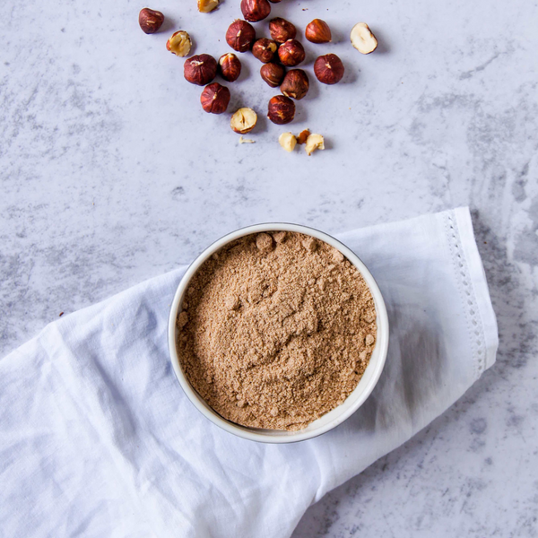 Farine de noisette dégraissée