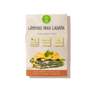 Feuilles de lasagne de konjac