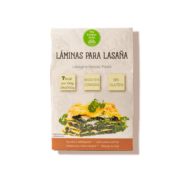 Feuilles de lasagne de konjac