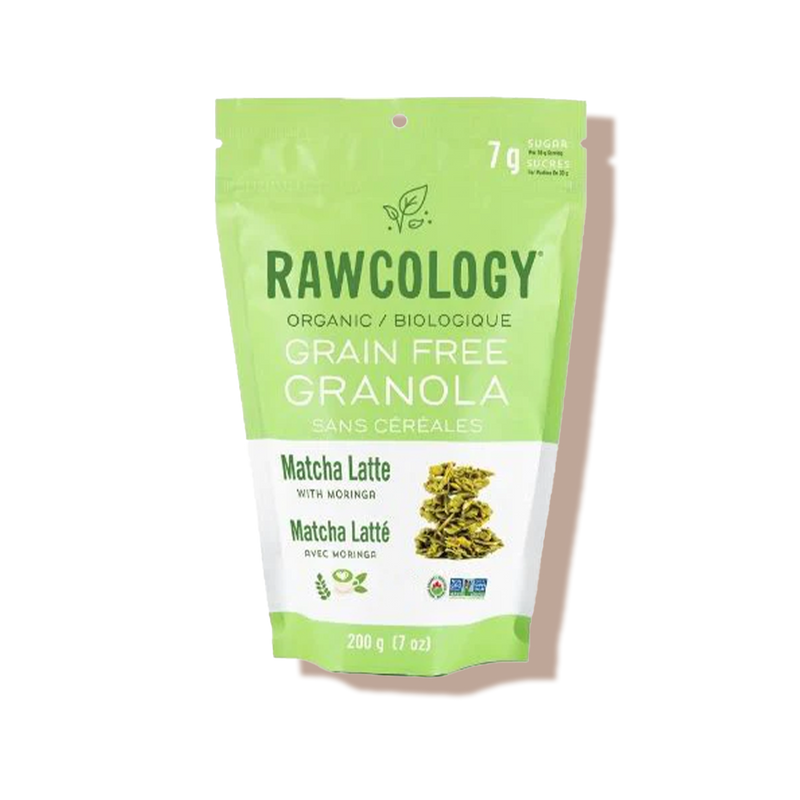 Granola bio au matcha latte rawcology