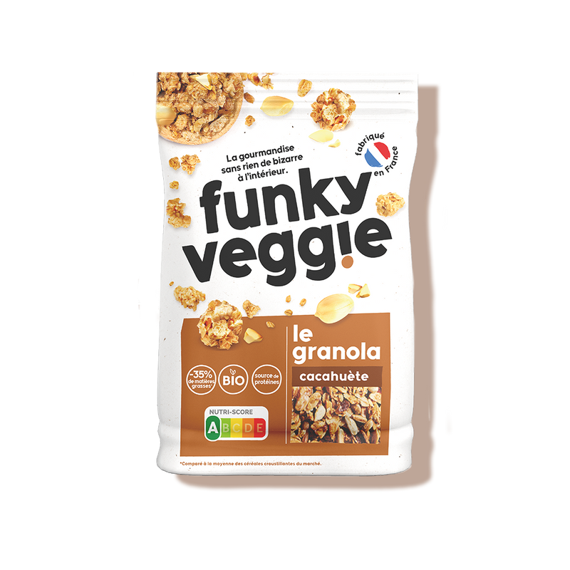 Granola cacahuètes - Funky veggie