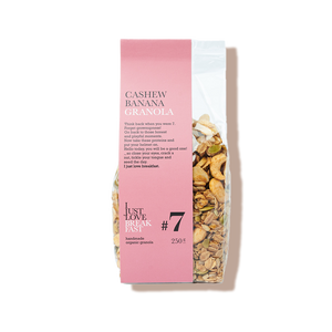 Granola noix de cajou banane bio