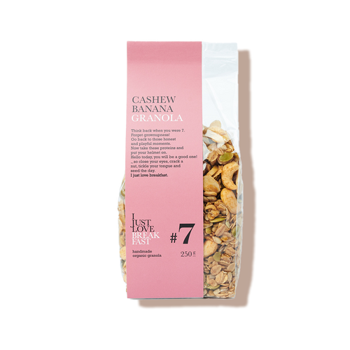 Granola noix de cajou banane bio