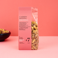 Granola noix de cajou banane bio