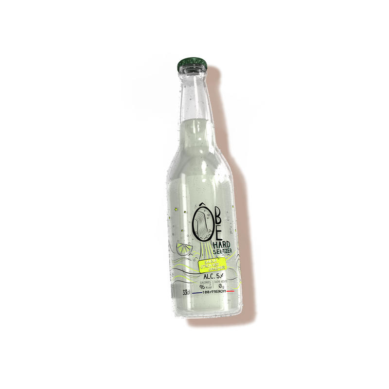 Hard Seltzer citron gingembre