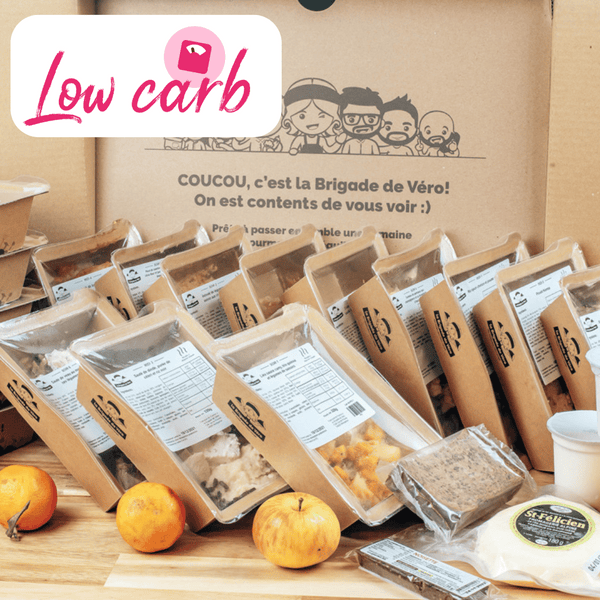 Formule Low Carb 12 plats avec petit-déjeuner & collations