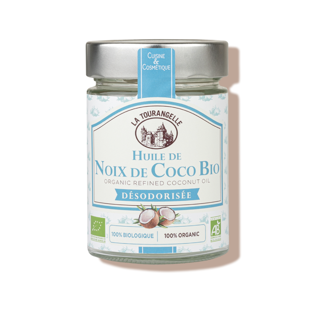 Huile de noix de coco désodorisée bio