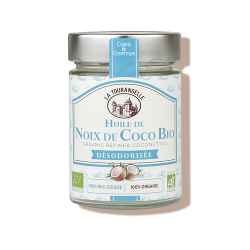 Huile de noix de coco désodorisée bio