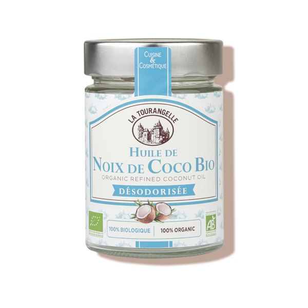 Huile de noix de coco désodorisée bio