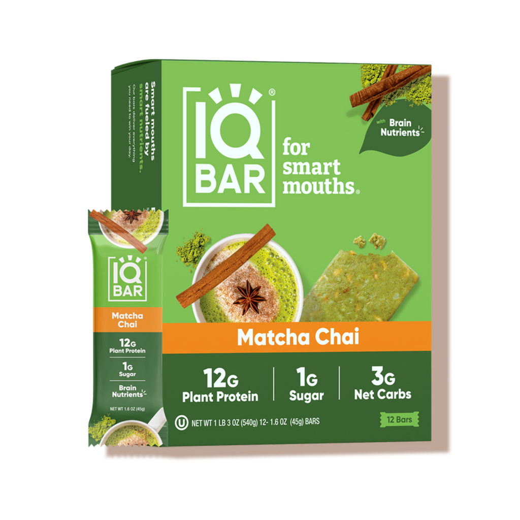 Barres énergétiques matcha chai