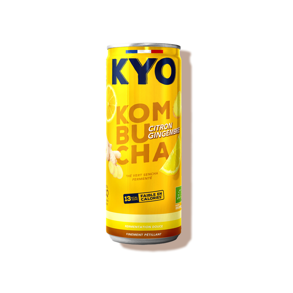 kombucha citron gingembre Kyo kombucha