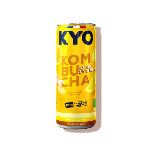 kombucha citron gingembre Kyo kombucha