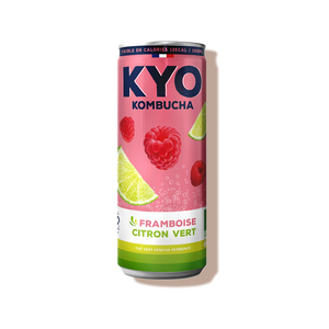 Kombucha framboise citron vert bio