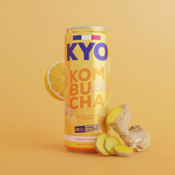 Kombucha citron gingembre bio