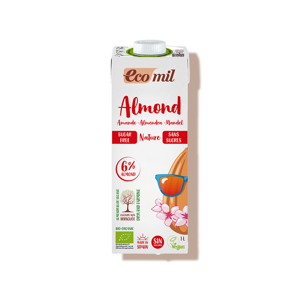 Lait d'amande nature sans sucres - Ecomil