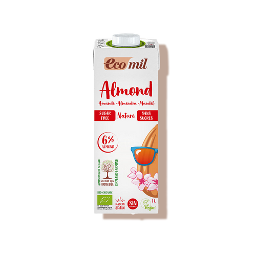 Lait d'amande nature sans sucres - Ecomil