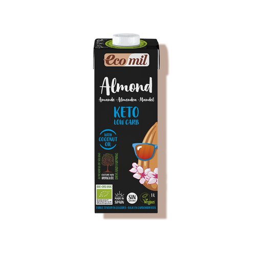 Lait d'amande sans sucres keto - Ecomil