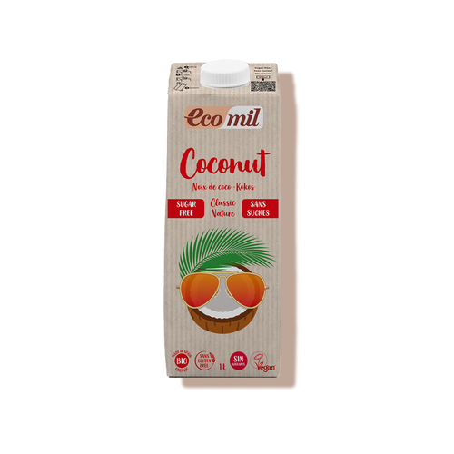 Lait de coco classic nature sans sucres - Ecomil