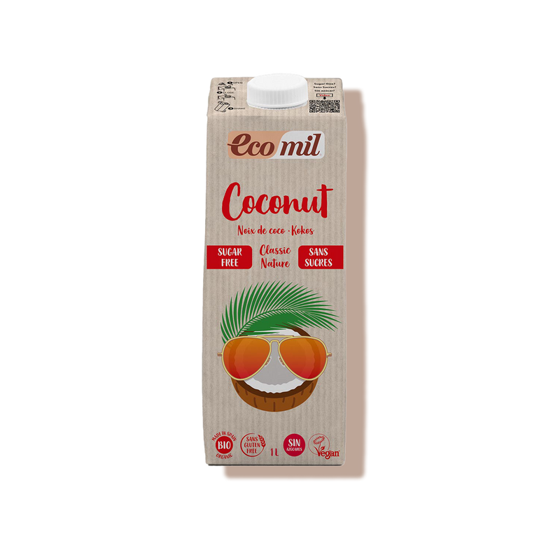 Lait de coco classic nature sans sucres - Ecomil