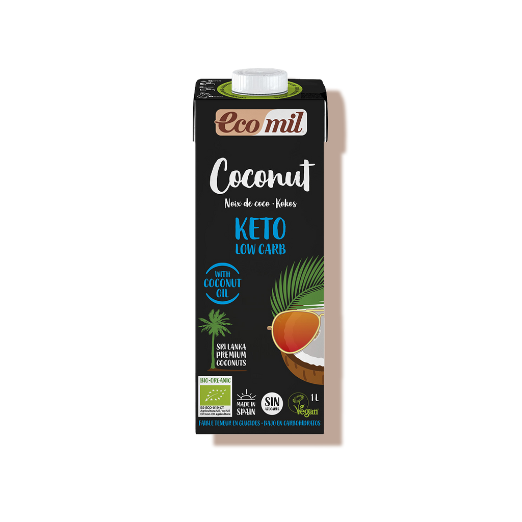 Lait de coco sans sucres keto - Ecomil