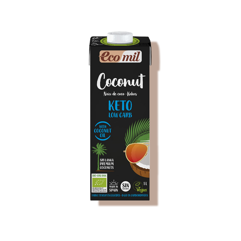 Lait de coco sans sucres keto - Ecomil