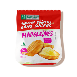 Madeleines sans sucre ajouté damhert