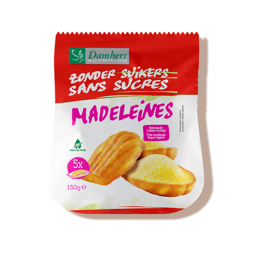 Madeleines sans sucre ajouté damhert