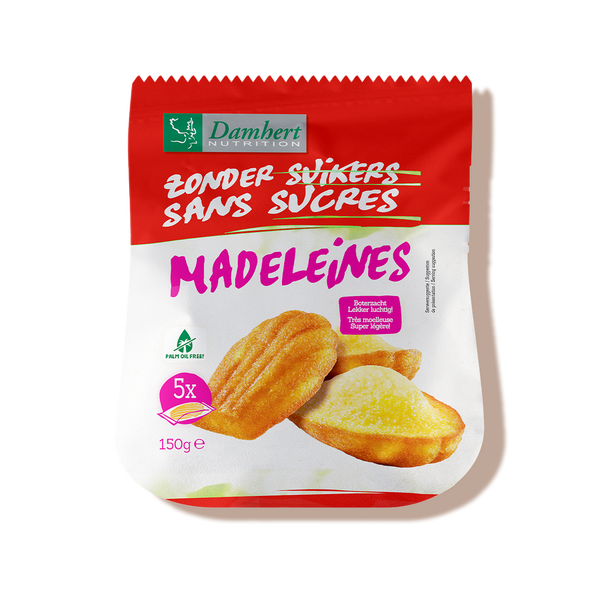 Madeleines sans sucre ajouté damhert