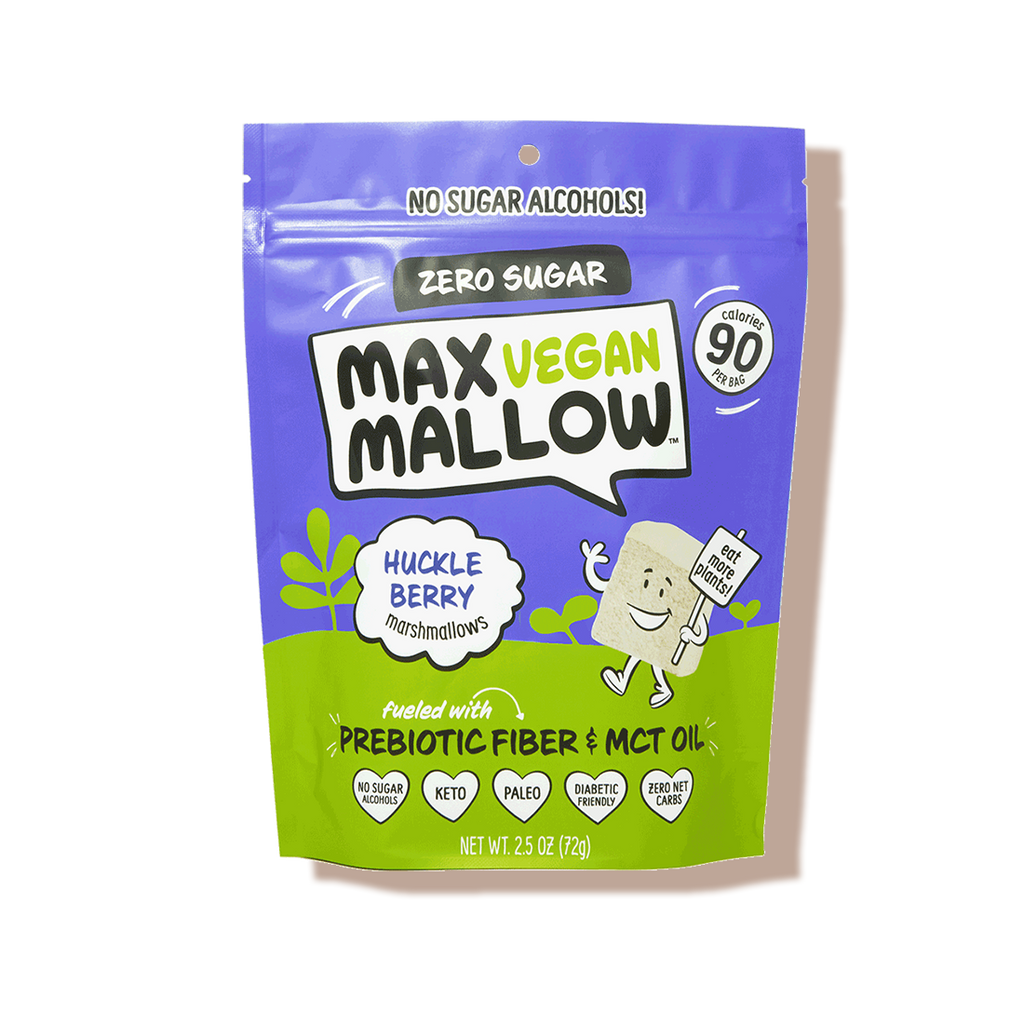 Marshmallows vegan aux myrtilles