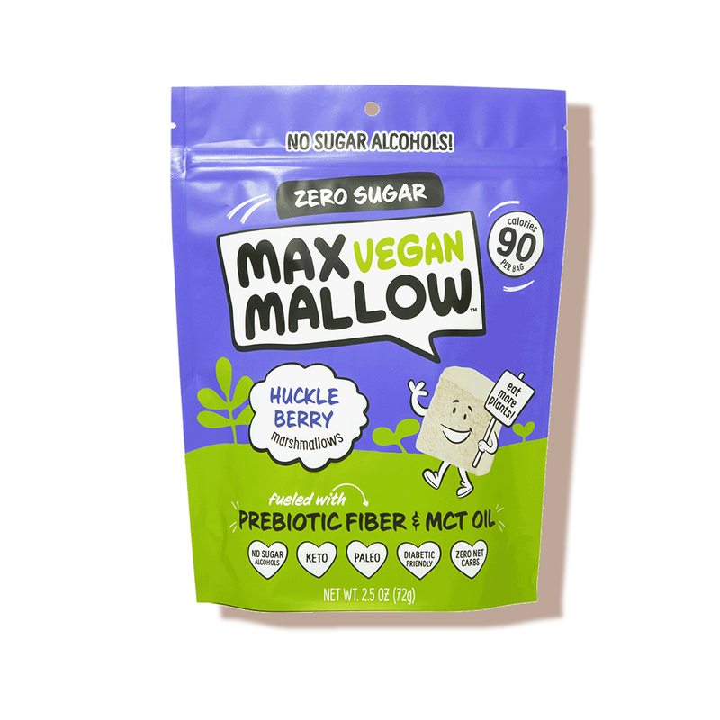 Marshmallows vegan aux myrtilles