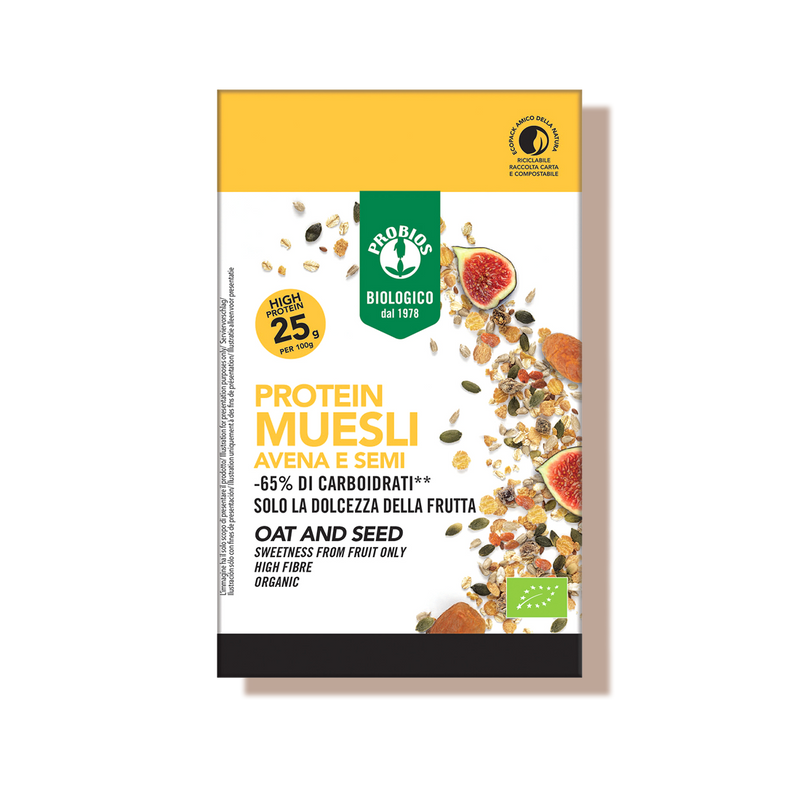 Muesli protéiné à l'avoine et aux graines