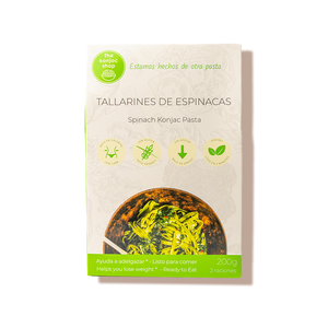 Nouilles de konjac aux épinards