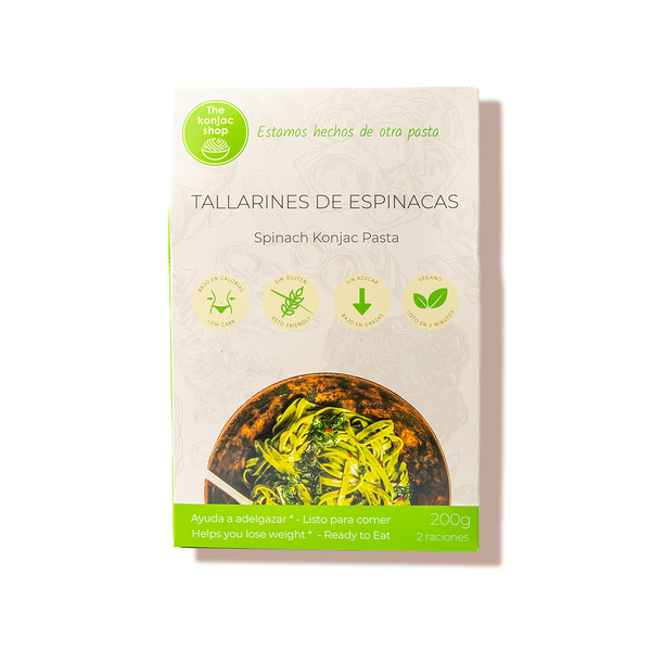 Nouilles de konjac aux épinards