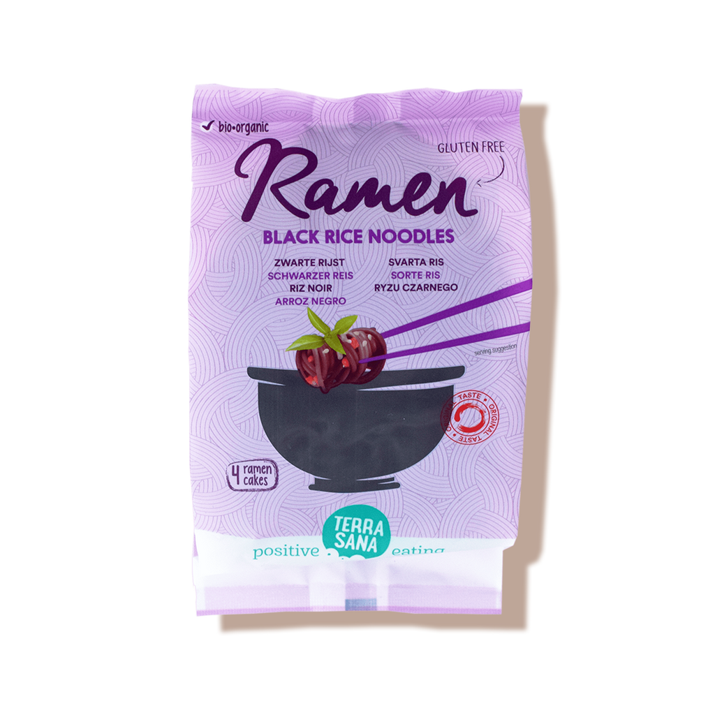 Nouille de ramen de riz noir