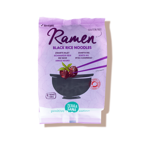 Nouille de ramen de riz noir