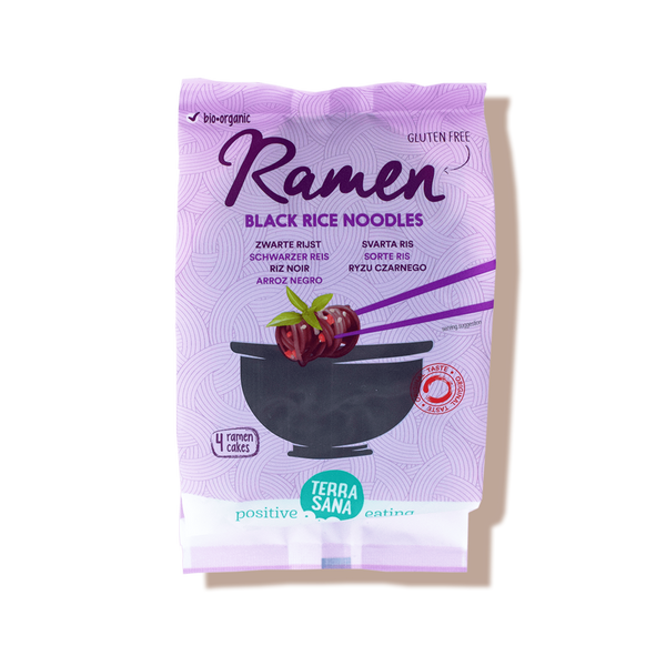 Nouille de ramen de riz noir