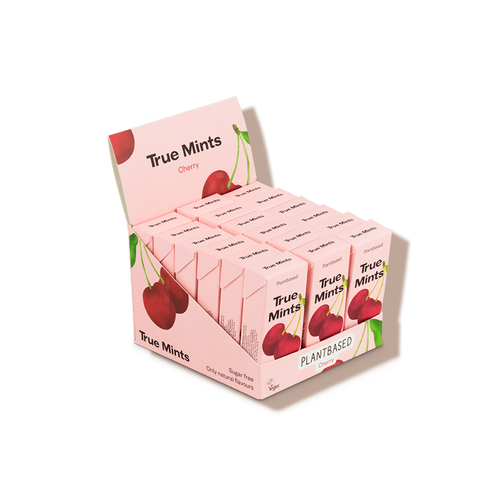 Boîte pastilles cerise True Gum