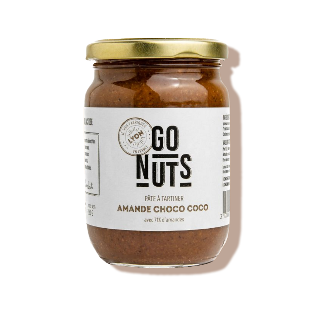 Pâte à tartiner amandes choco coco bio - Go nuts