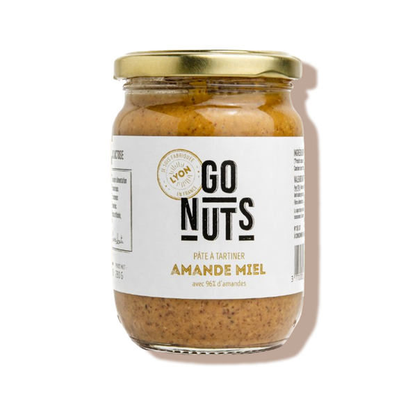 Pâte à tartiner amandes et miel bio - Go nuts