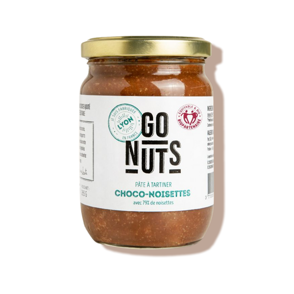 Pâte à tartiner choco-noisettes bio - Go nuts