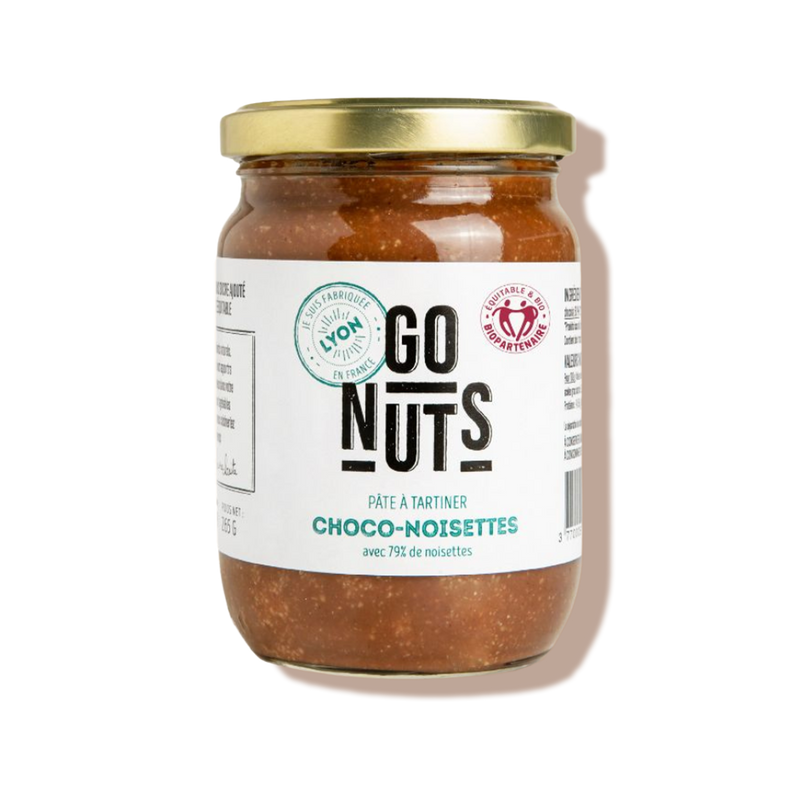 Pâte à tartiner choco-noisettes bio - Go nuts