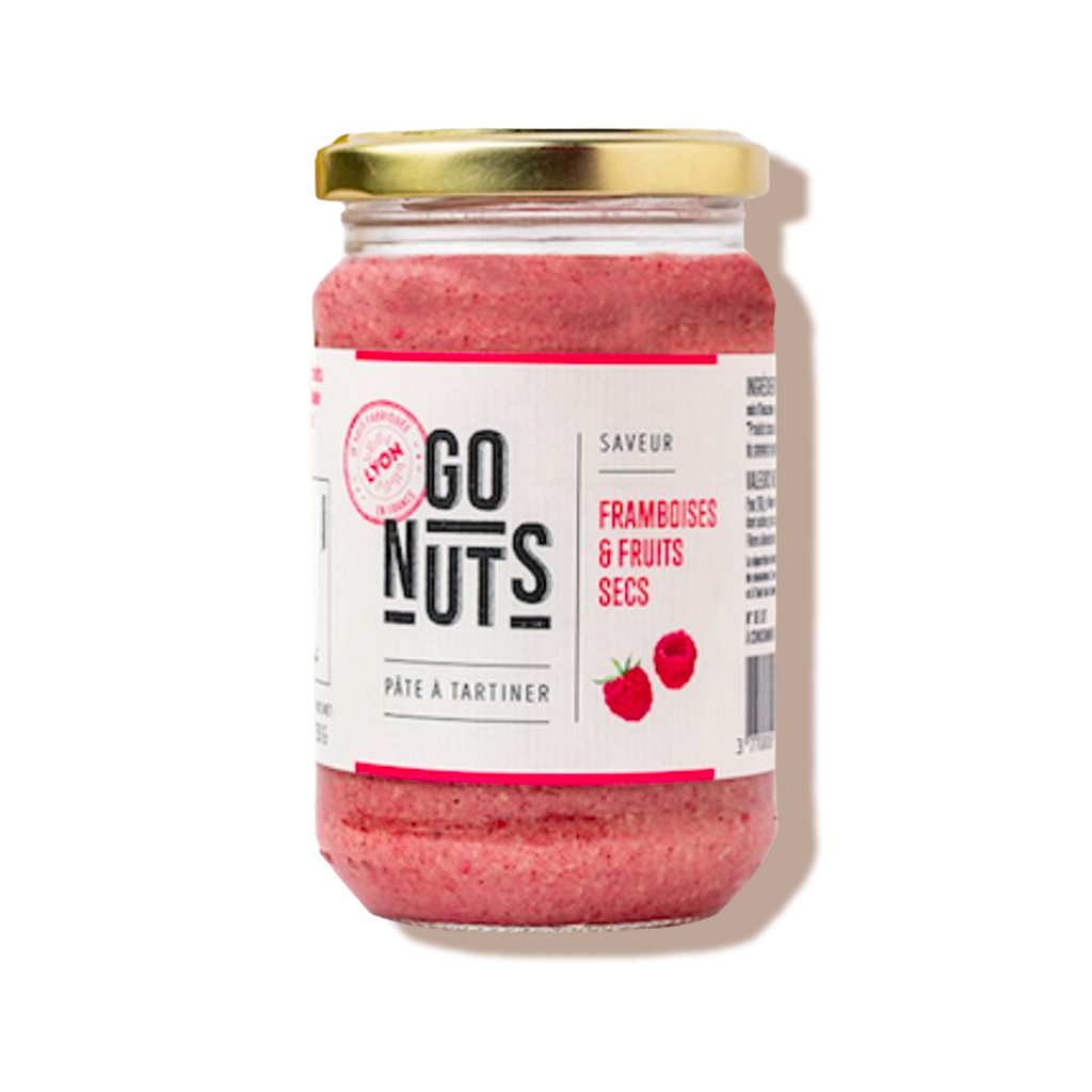 Pâte à tartiner framboises - Go nuts