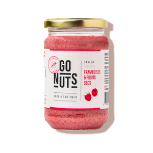 Pâte à tartiner framboises - Go nuts