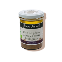 Pâte de noix de pécan, cajou et fève tonka bio