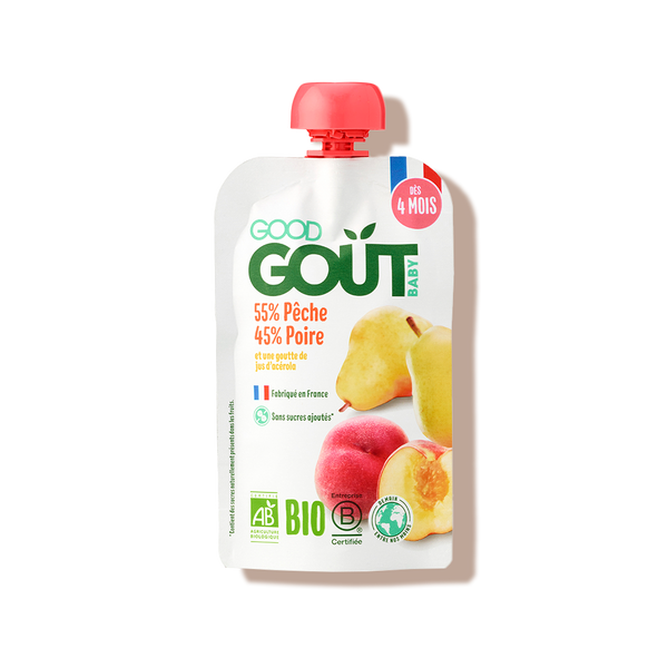 Gourde pêche poire good gout