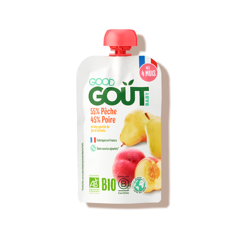 Gourde pêche poire good gout