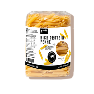 Penne protéinées et faibles en glucides